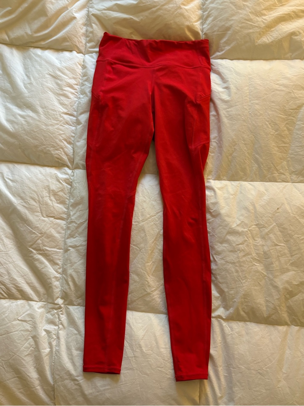 Athleta Red High-Rise Active Leggings